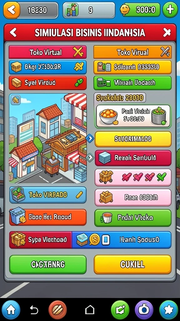 Tampilan antarmuka yang intuitif dan menarik.