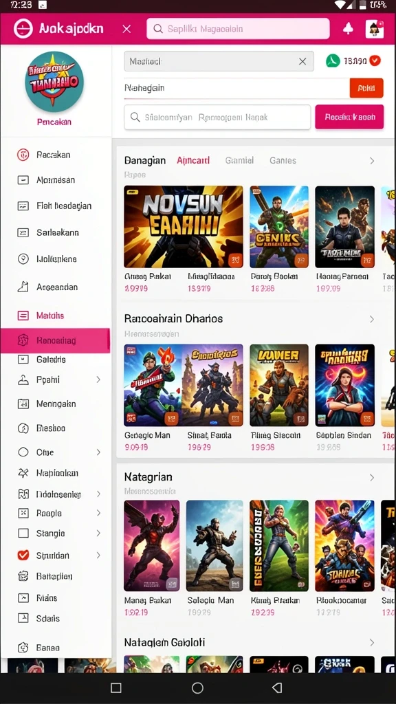 Tampilan antarmuka yang bersih dan mudah dinavigasi.