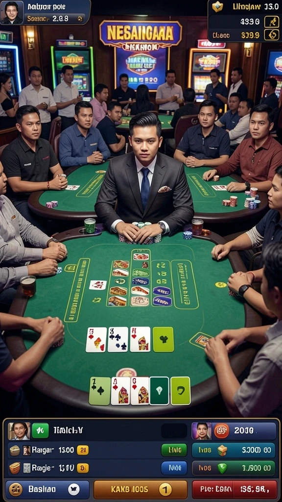 Tampilan menu utama yang intuitif dan menarik.