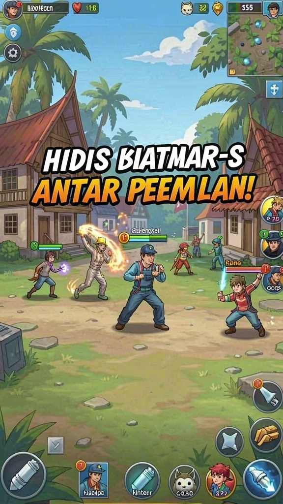 Fitur interaktif yang memudahkan komunikasi antar pemain.