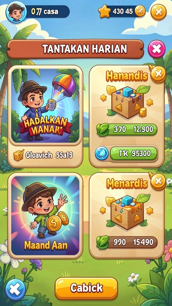 Tema slot yang menarik dengan grafis menawan.
