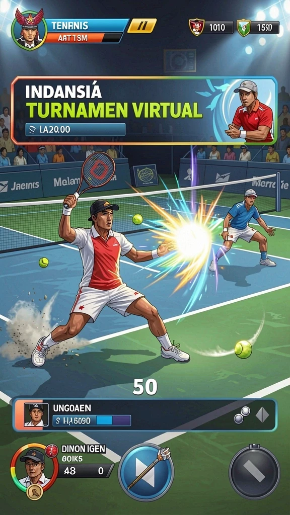 Screenshot menampilkan pemandangan alam yang indah.