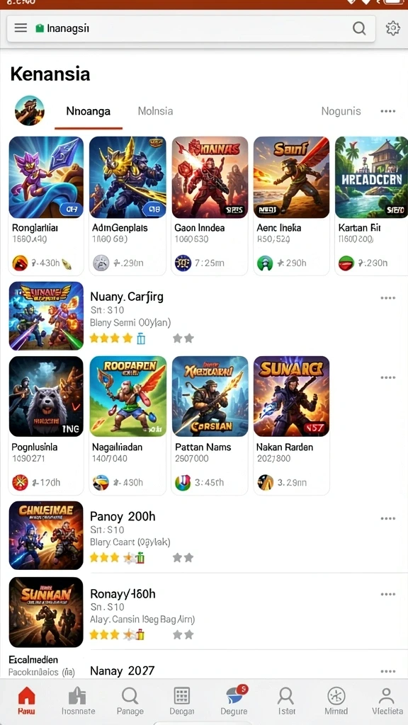 Screenshot menunjukkan antarmuka permainan yang intuitif.