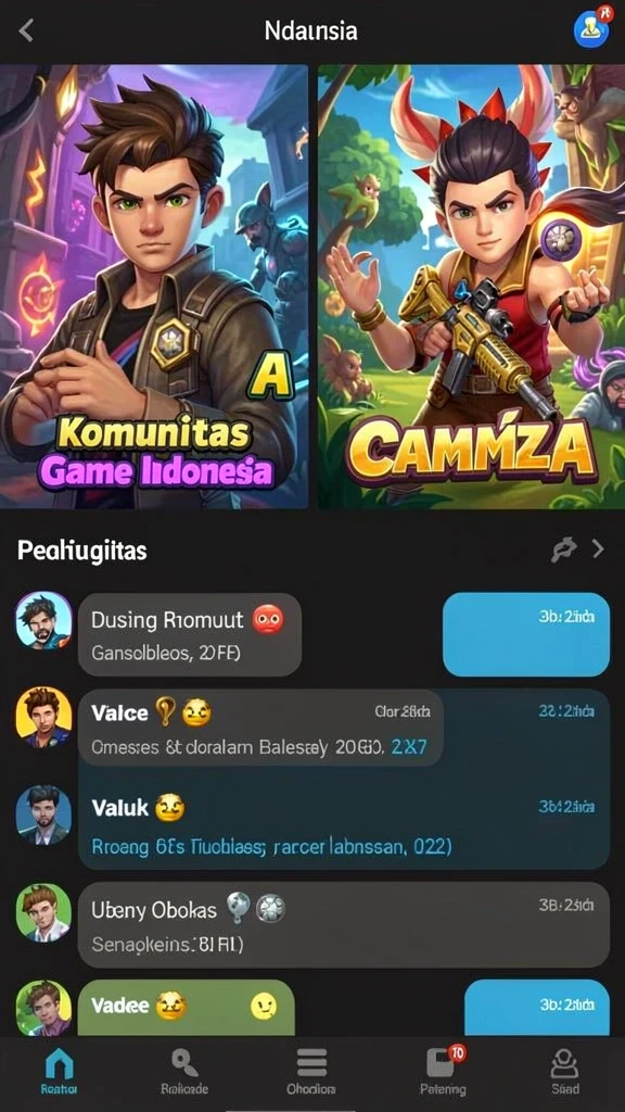 Screenshot memperlihatkan grafis menawan dari dunia F08.