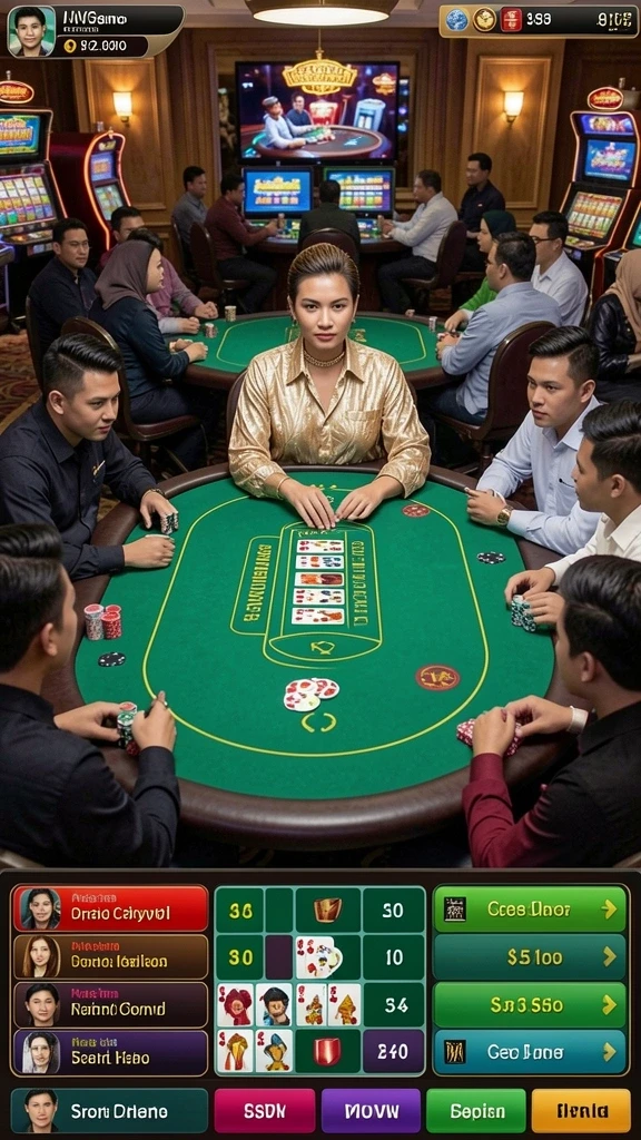Fitur multiplayer yang memungkinkan bermain bersama teman.