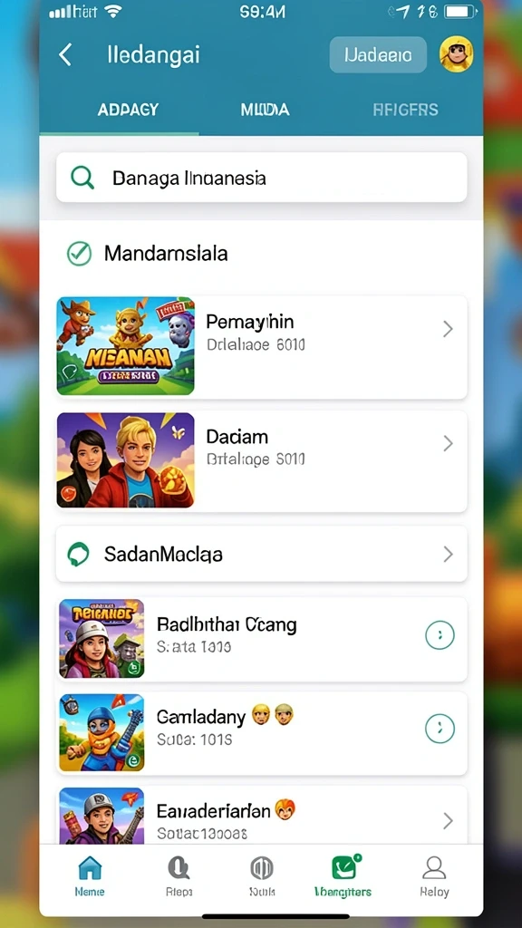 Karakter unik dengan kemampuan khusus untuk setiap level.
