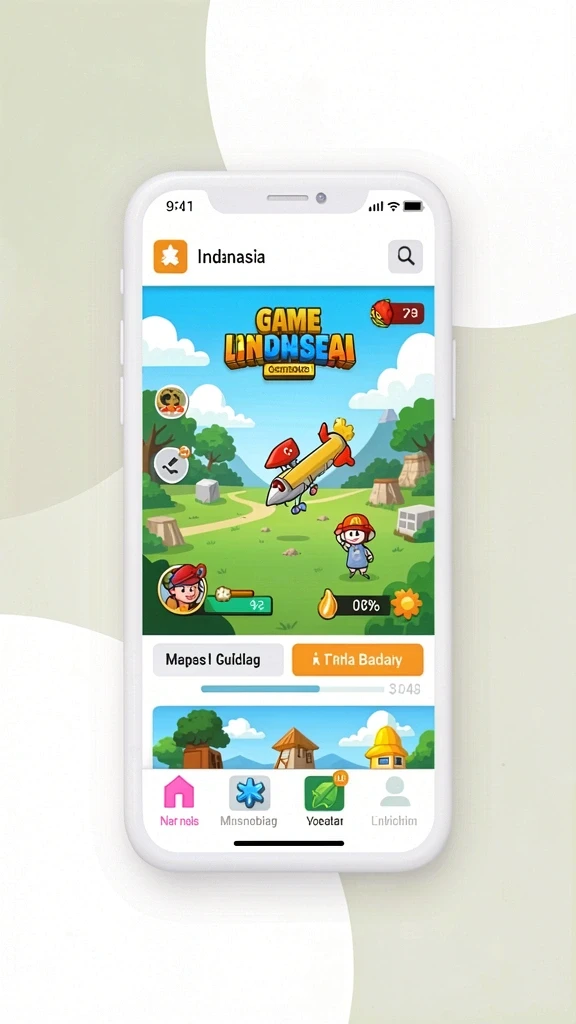 Beragam pilihan permainan yang menghibur dan menarik.