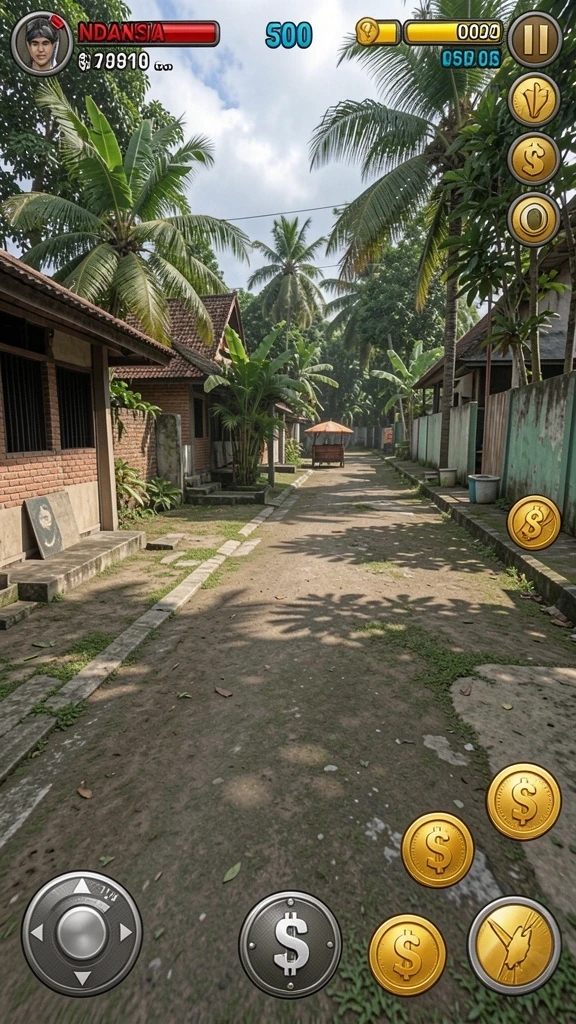 Tampilan utama aplikasi dengan menu navigasi yang jelas.