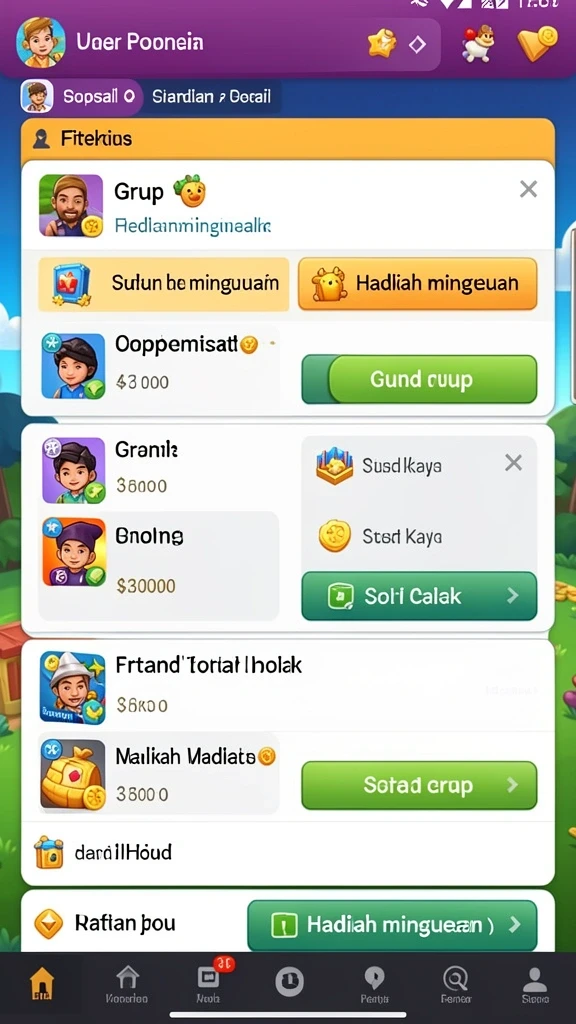 Mode multiplayer seru yang memungkinkan bermain bersama teman.