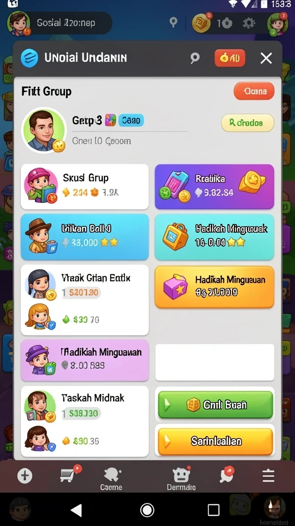 Screenshot menampilkan variasi permainan slot yang tersedia.