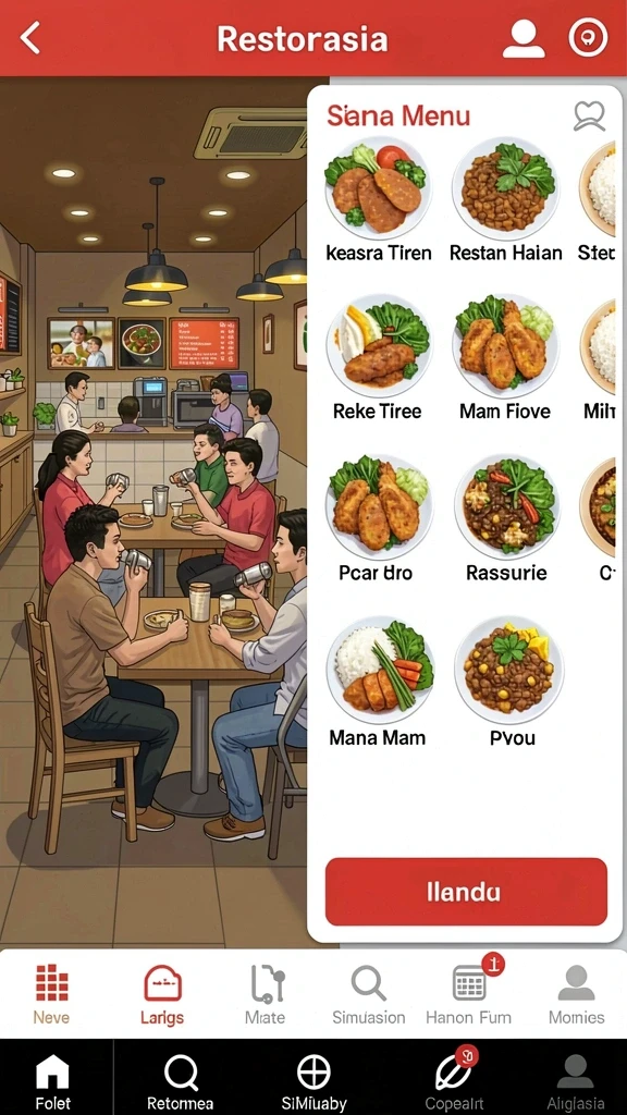 Variasi permainan yang membuat pemain betah.
