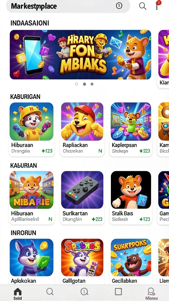 Tampilan antarmuka yang menarik dan mudah digunakan.