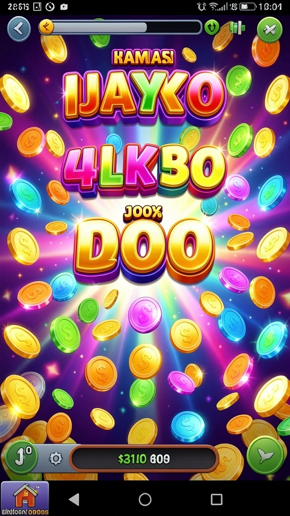 Tampilan awal game yang menarik dan intuitif.