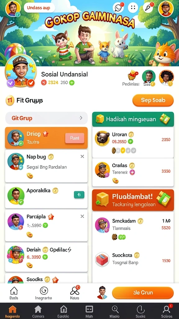 Tampilan antarmuka yang menarik dan mudah dinavigasi.