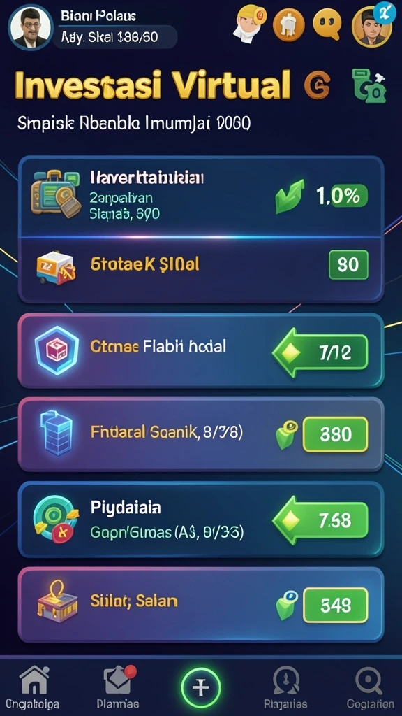 Tampilan antarmuka yang intuitif dan menarik.