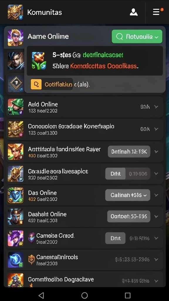 Tampilan grafik yang memukau dari permainan slot.