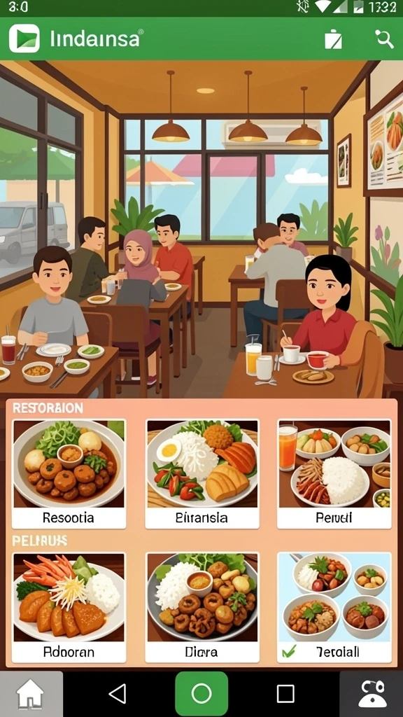 Tampilkan interaksi antar pemain dalam mode multiplayer.