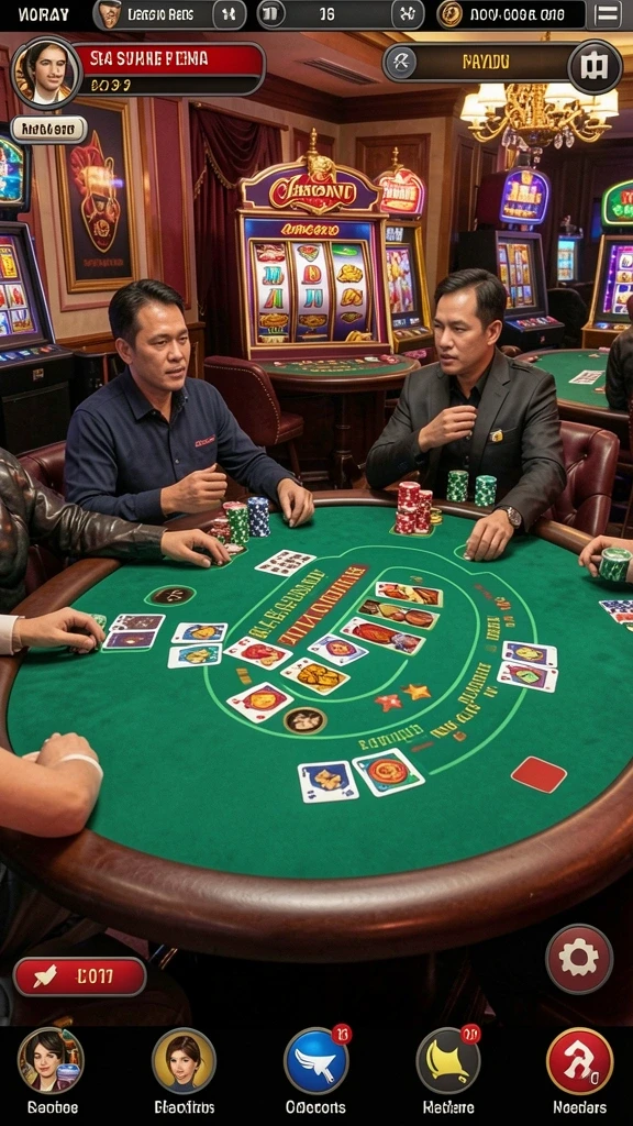 Beragam pilihan game judi yang seru.