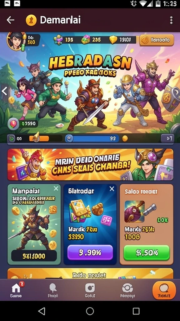 Momen aksi seru dalam gameplay yang mendebarkan.