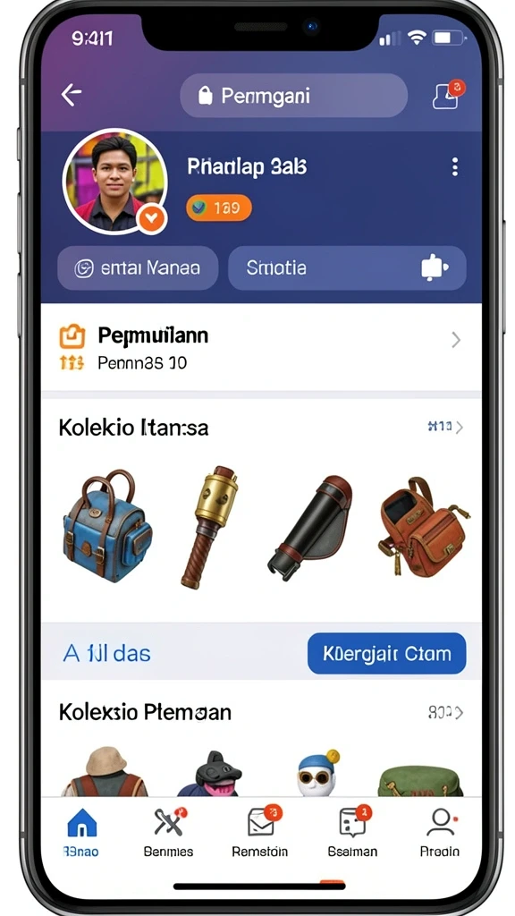 Tampilan antarmuka yang menarik dan user-friendly.