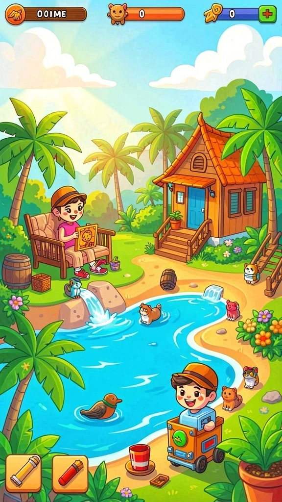 Interaksi multiplayer yang menyenangkan dengan pemain lain.