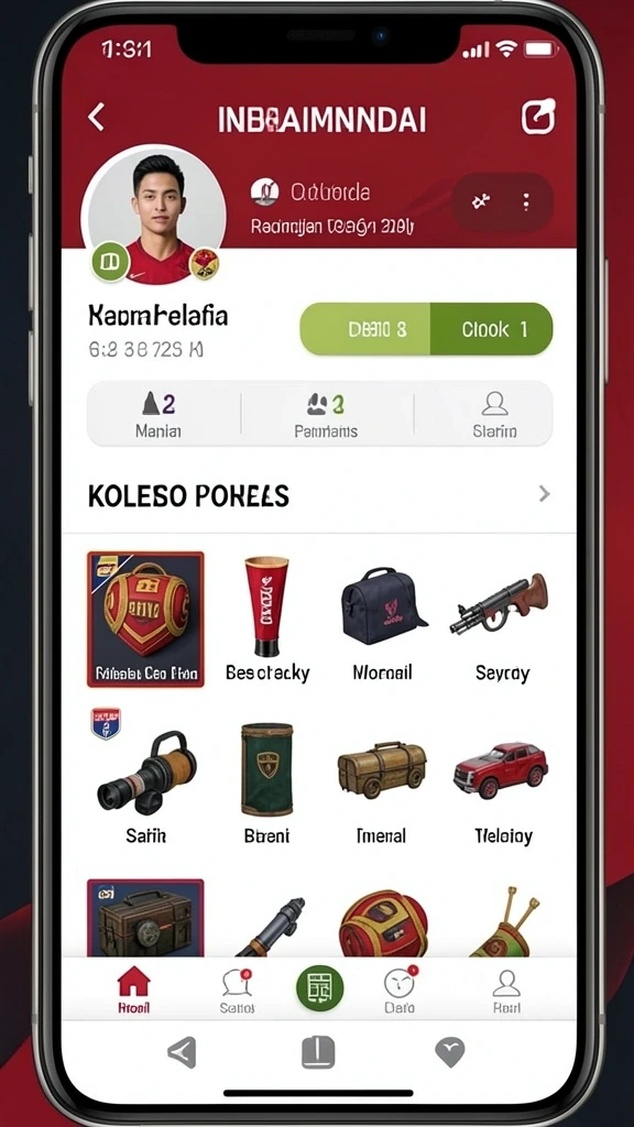 Tampilan awal game yang menarik dan user-friendly.