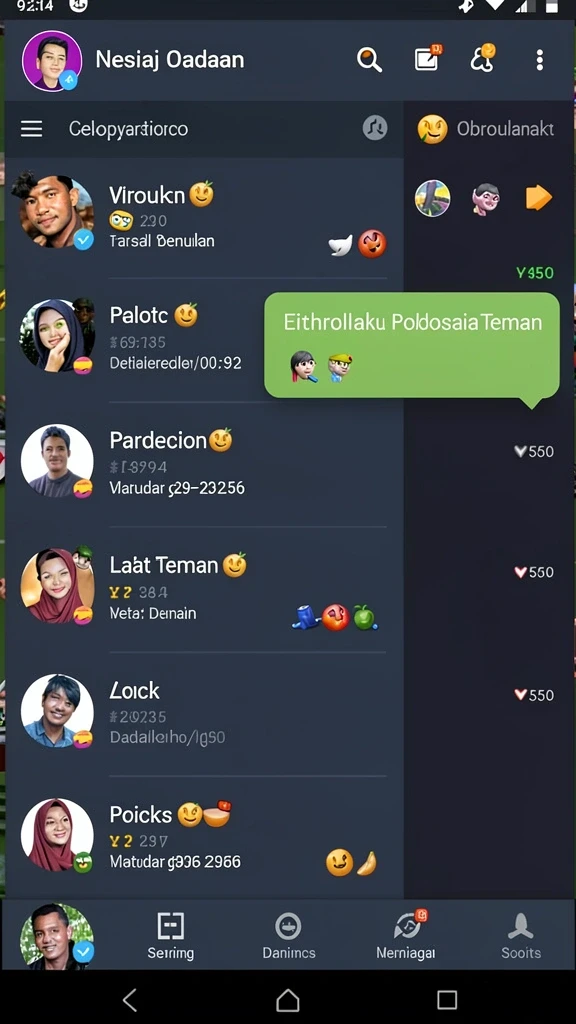 Karakter dengan berbagai kemampuan unik.