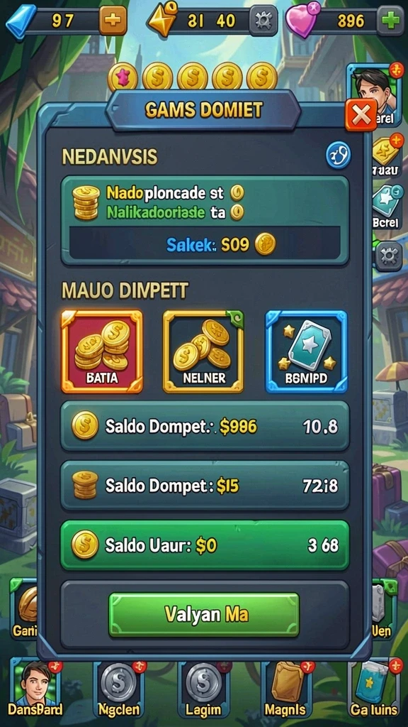 Screenshot menyoroti fitur kustomisasi karakter yang menarik.