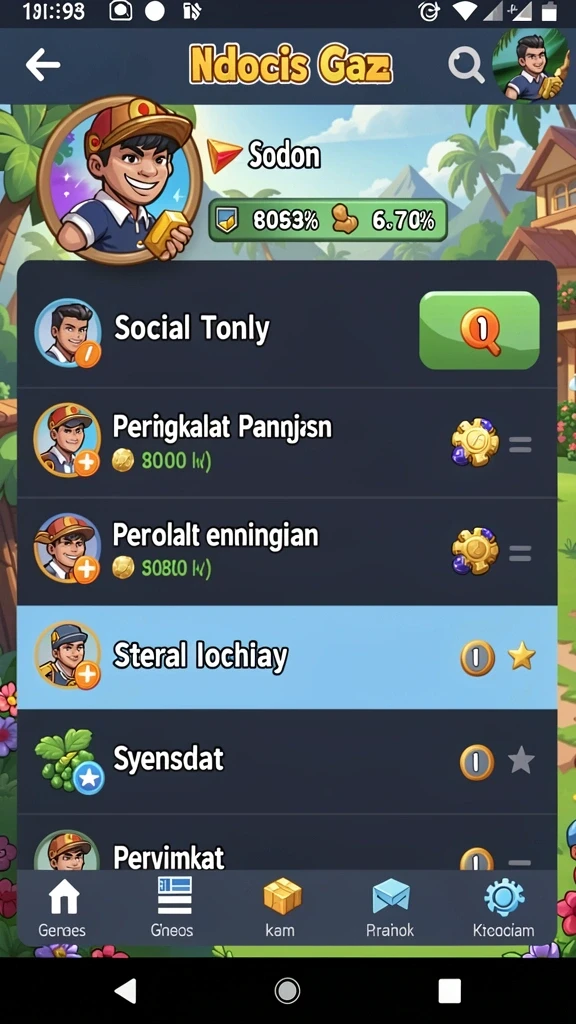 Tampilan antarmuka pengguna yang mudah dinavigasi.